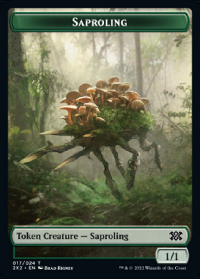 Saproling // Eldrazi Scion Double-Sided Token [Double Masters 2022 Tokens] | Exor Games Truro