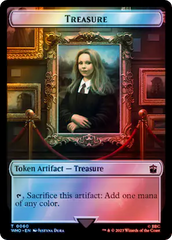 Alien Rhino // Treasure (0060) Double-Sided Token (Surge Foil) [Doctor Who Tokens] | Exor Games Truro