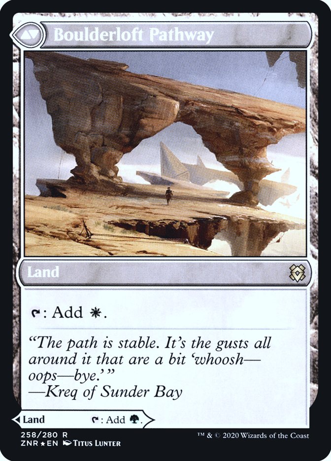 Branchloft Pathway // Boulderloft Pathway [Zendikar Rising Prerelease Promos] | Exor Games Truro