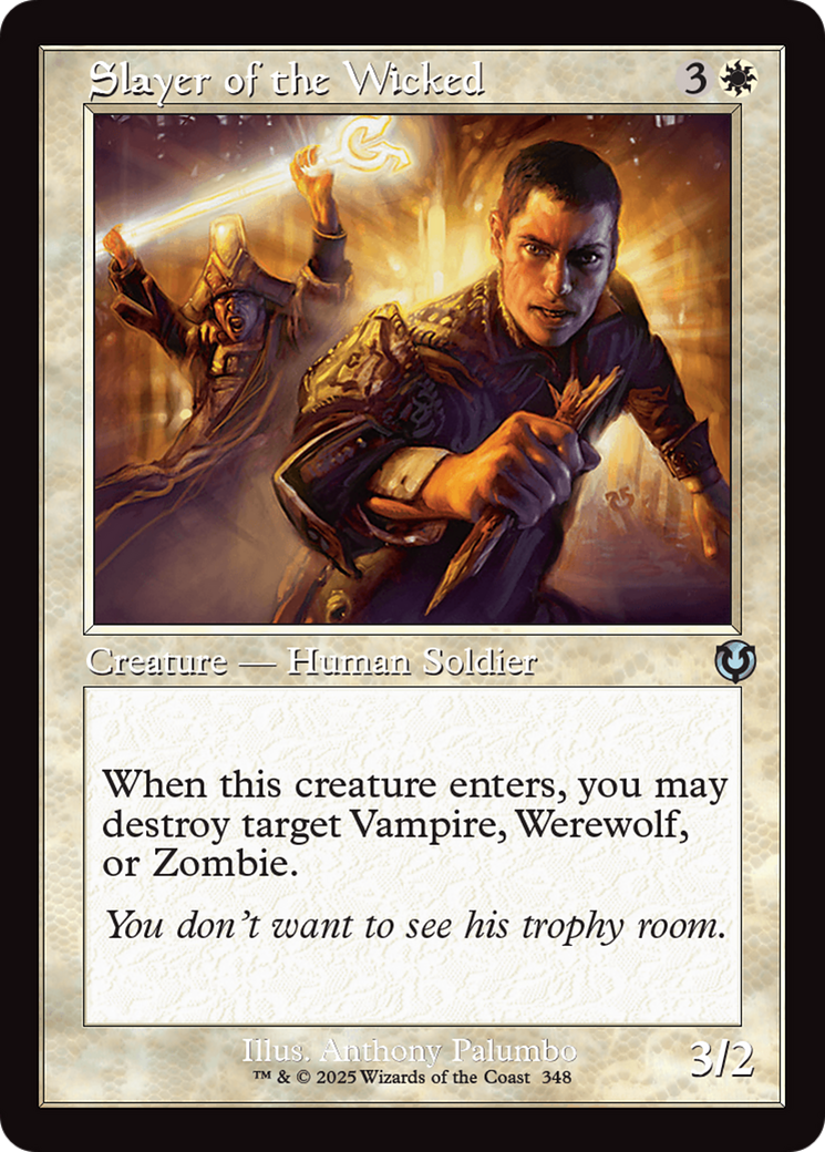 Slayer of the Wicked (Retro Frame) [Innistrad Remastered] | Exor Games Truro