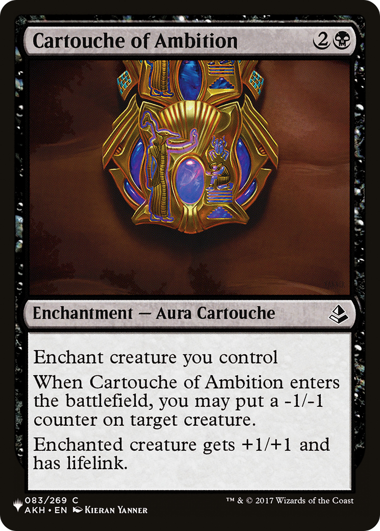 Cartouche of Ambition [The List] | Exor Games Truro