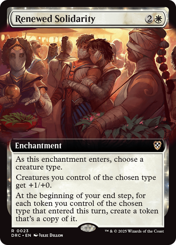 Renewed Solidarity (Extended Art) [Aetherdrift Commander] | Exor Games Truro