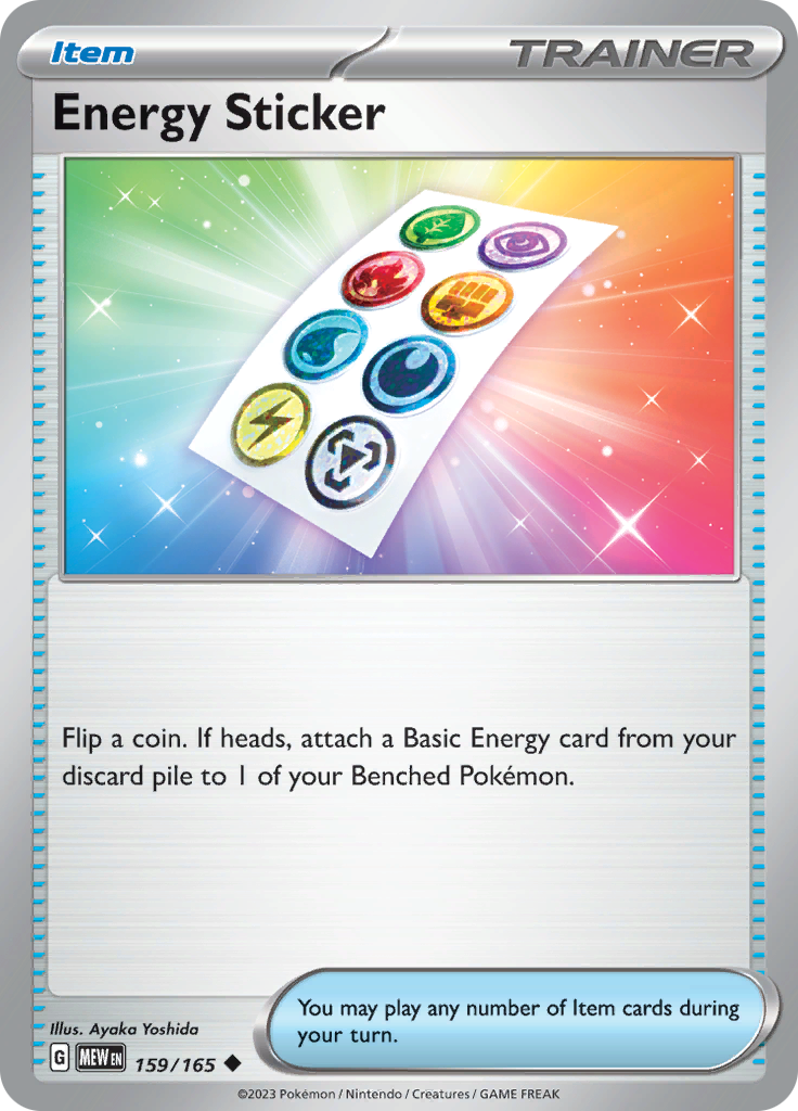 Energy Sticker (159/165) [Scarlet & Violet: 151] | Exor Games Truro