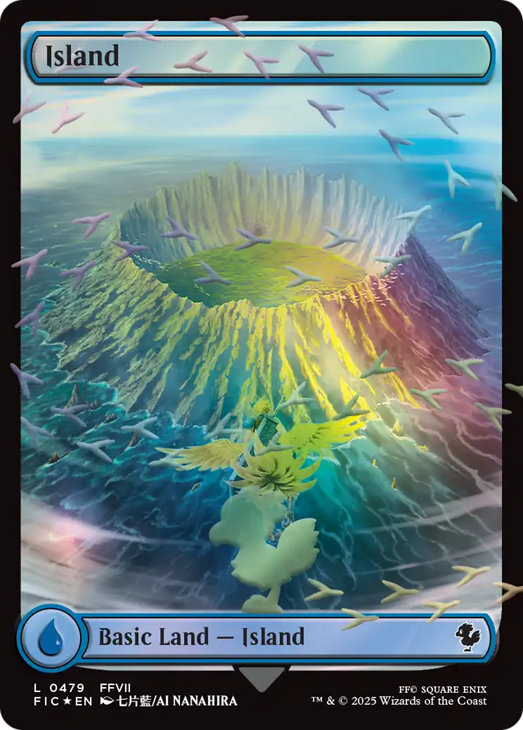 Island (Chocobo Track Foil) [FINAL FANTASY Commander] | Exor Games Truro