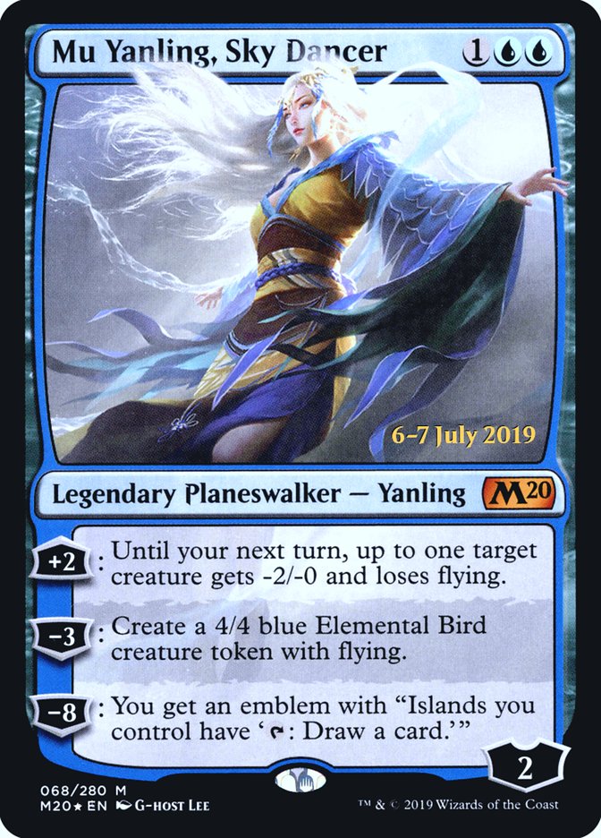 Mu Yanling, Sky Dancer [Core Set 2020 Prerelease Promos] | Exor Games Truro