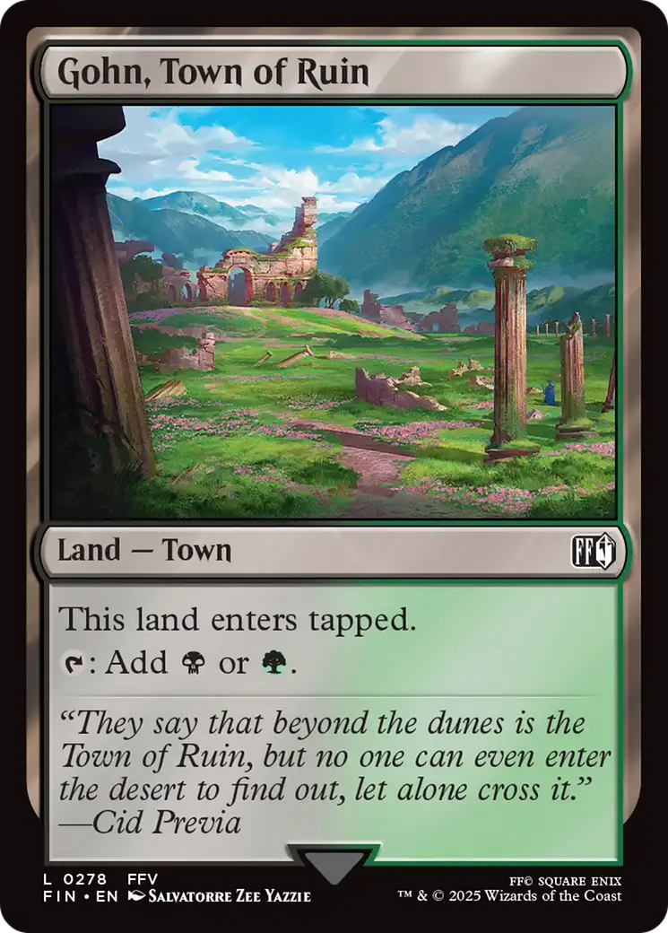Gohn, Town of Ruin [FINAL FANTASY] | Exor Games Truro