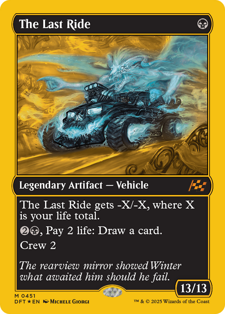 The Last Ride (First-Place Foil) [Aetherdrift] | Exor Games Truro