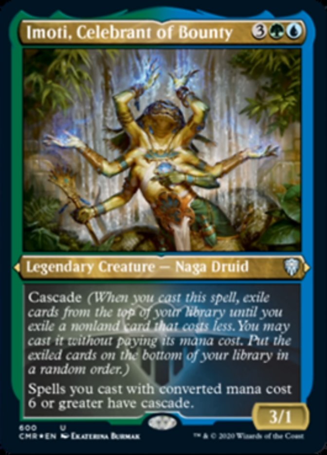Imoti, Celebrant of Bounty (Etched) [Commander Legends] | Exor Games Truro