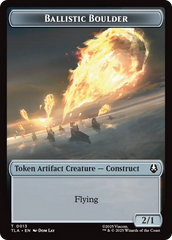 Ballistic Boulder // Food (0019) Double-Sided Token [Avatar: The Last Airbender Tokens] | Exor Games Truro