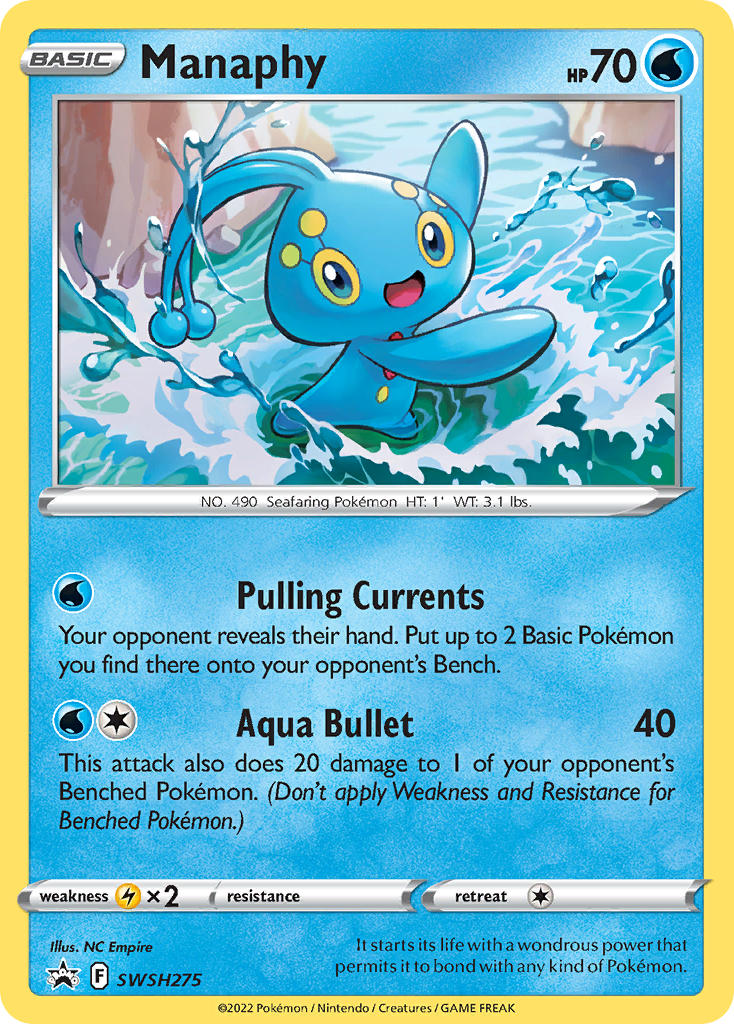 Manaphy (SWSH275) [Sword & Shield: Black Star Promos] | Exor Games Truro