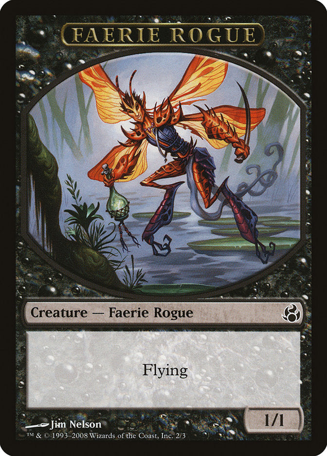 Faerie Rogue Token [Morningtide Tokens] | Exor Games Truro