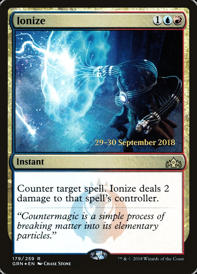 Ionize [Guilds of Ravnica Prerelease Promos] | Exor Games Truro