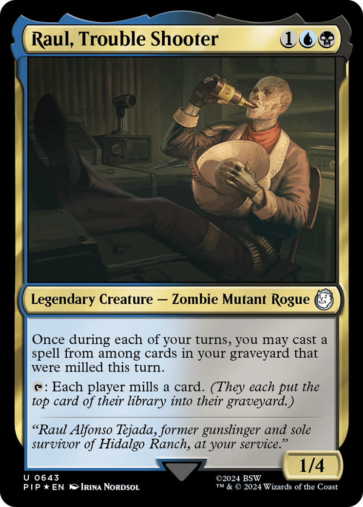 Raul, Trouble Shooter (Surge Foil) [Fallout] | Exor Games Truro