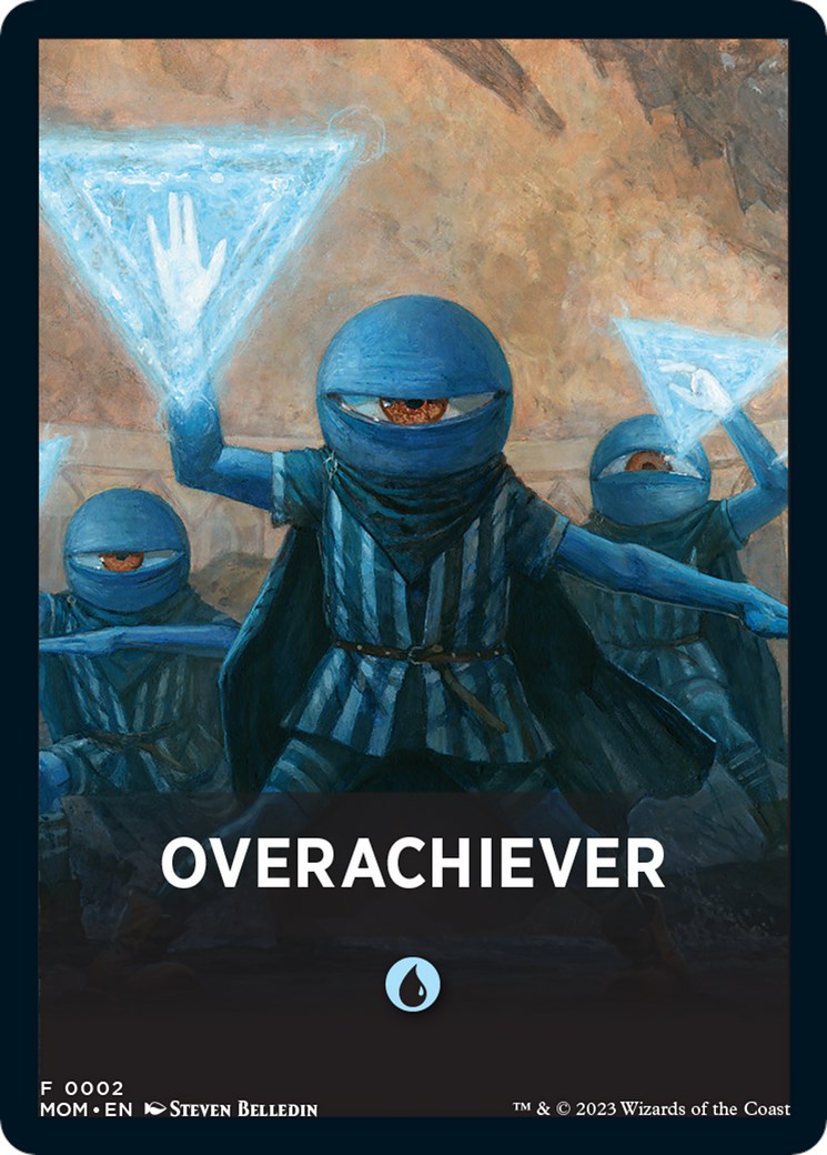 Overachiever Theme Card [March of the Machine Tokens] | Exor Games Truro