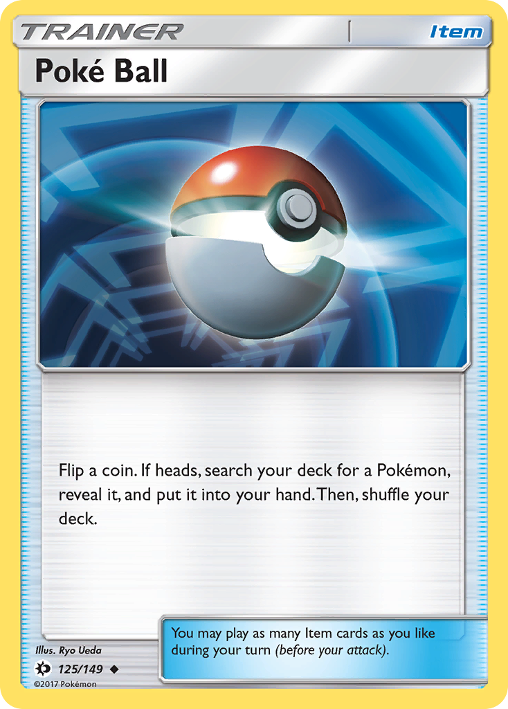 Poke Ball (125/149) [Sun & Moon: Base Set] | Exor Games Truro