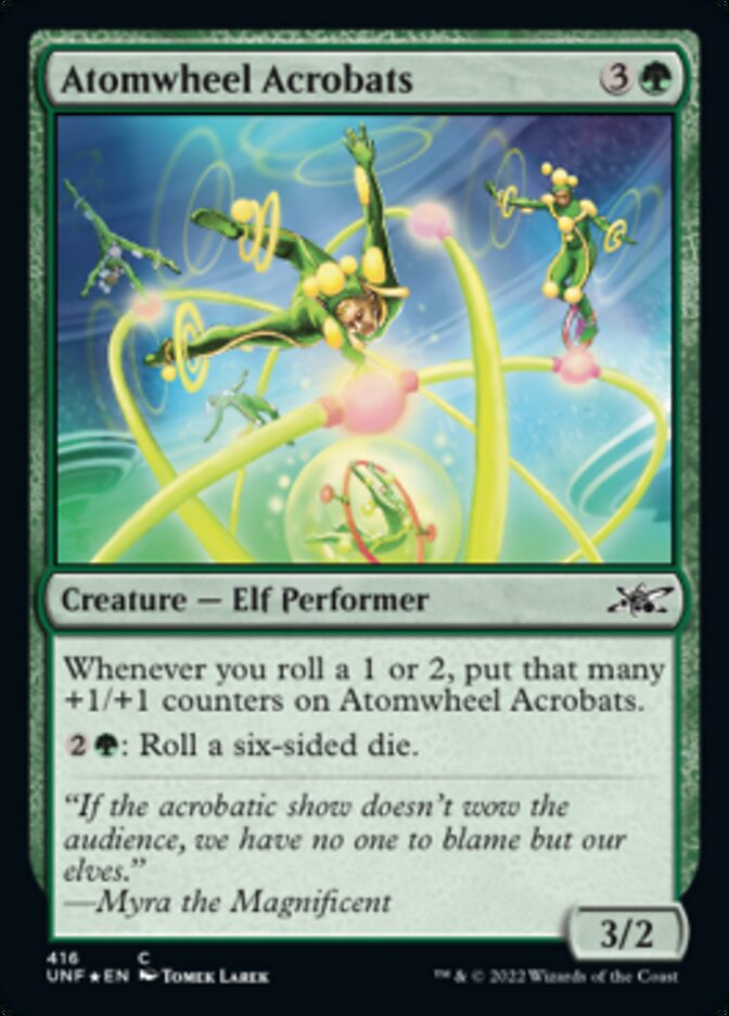 Atomwheel Acrobats (Galaxy Foil) [Unfinity] | Exor Games Truro