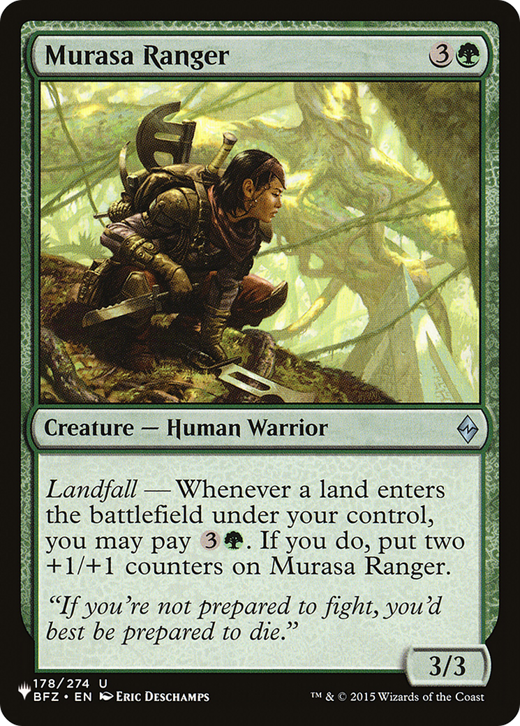 Murasa Ranger [The List] | Exor Games Truro