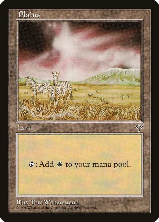 Plains (Zebras / Signature on Left) [Mirage] | Exor Games Truro