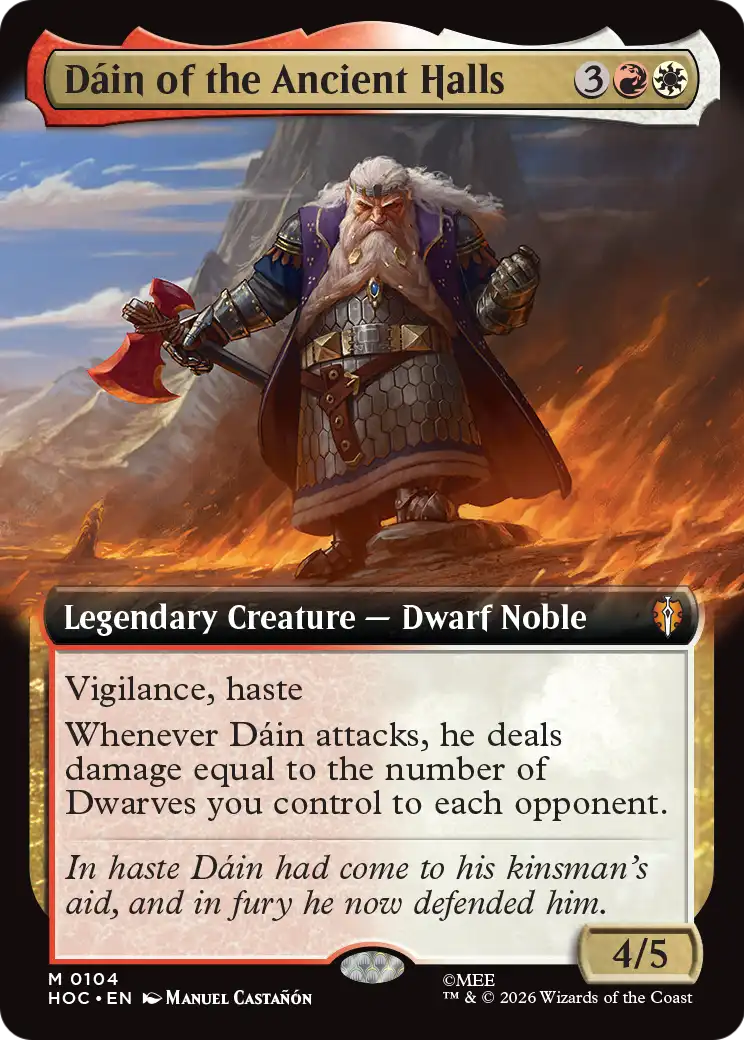 Dain of the Ancient Halls (Extended Art) [The Hobbit: Eternal-Legal] | Exor Games Truro