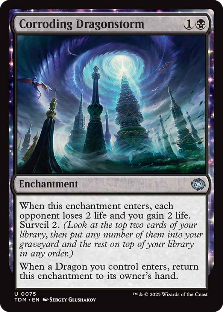 Corroding Dragonstorm [Tarkir: Dragonstorm] | Exor Games Truro