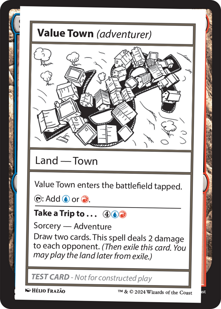 Value Town (adventurer) [Mystery Booster 2 Playtest Cards] | Exor Games Truro