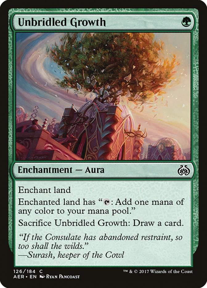 Unbridled Growth [Aether Revolt] | Exor Games Truro