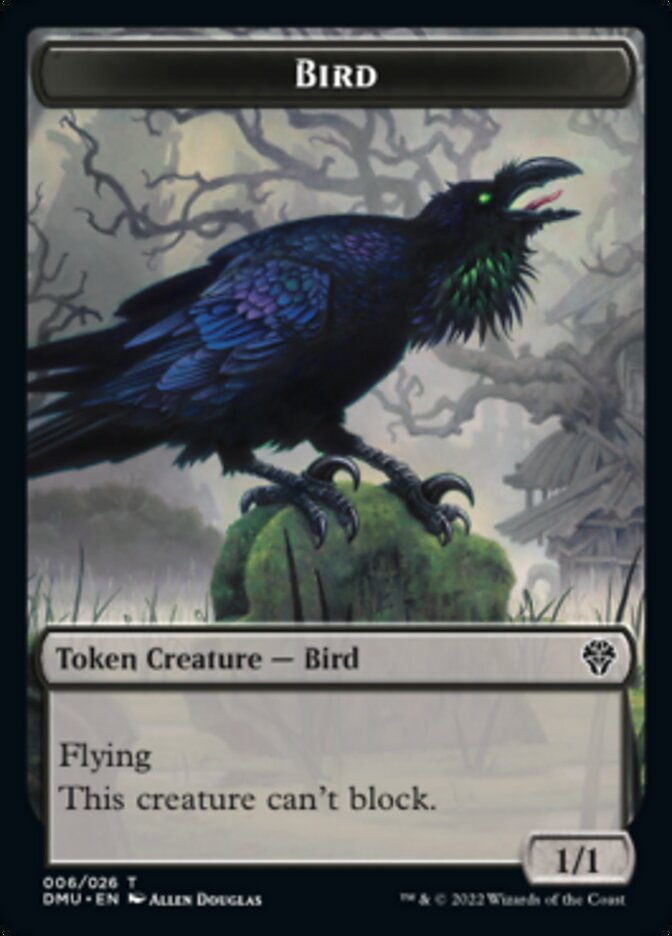 Soldier // Bird (006) Double-Sided Token [Dominaria United Tokens] | Exor Games Truro