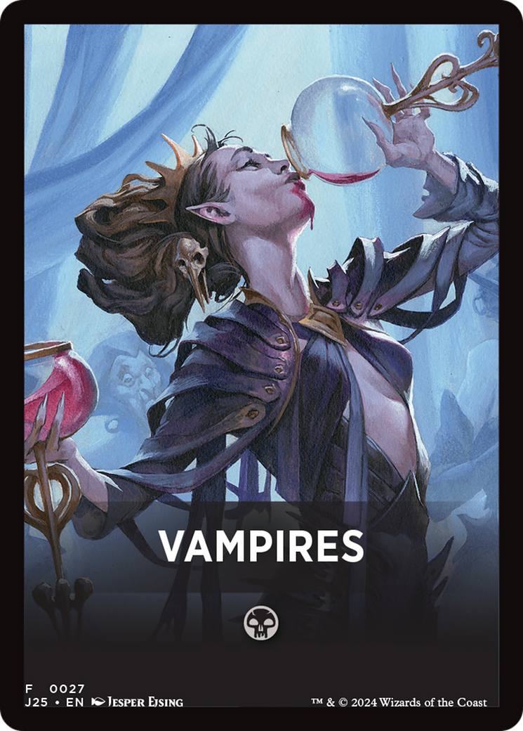 Vampires Theme Card [Foundations Jumpstart Front Cards] | Exor Games Truro