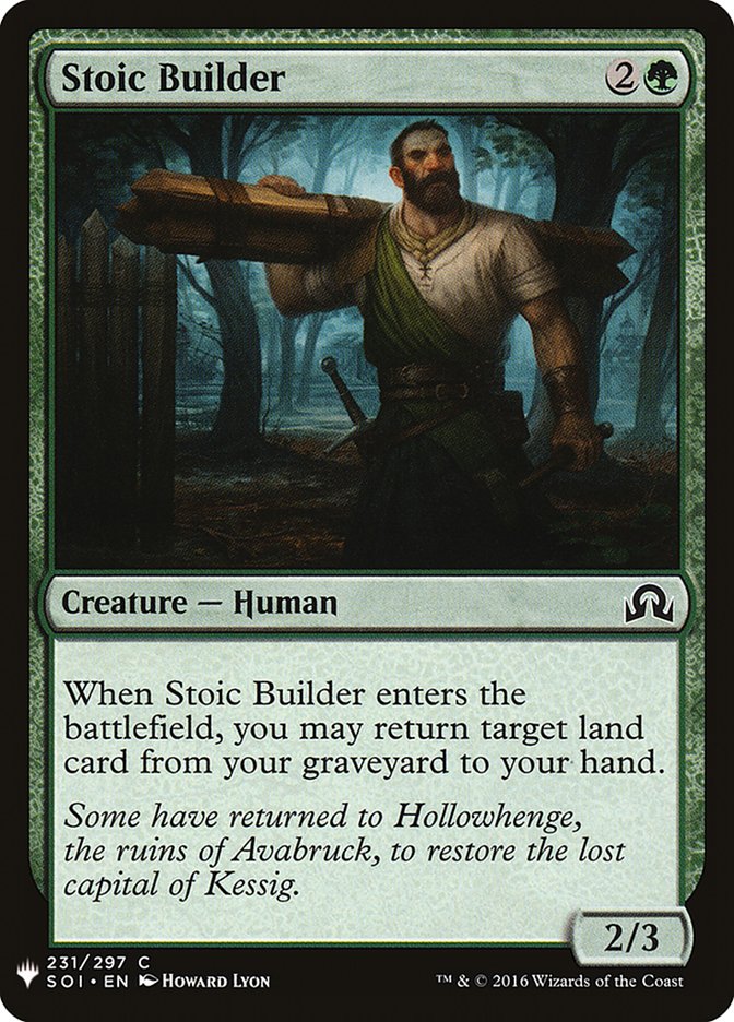 Stoic Builder [Mystery Booster] | Exor Games Truro
