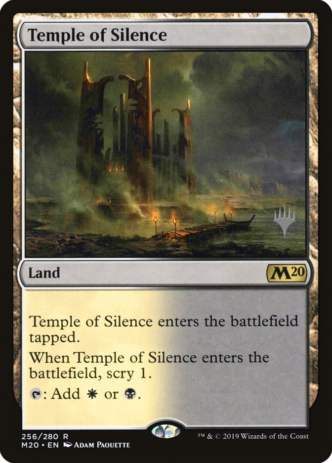 Temple of Silence (Promo Pack) [Core Set 2020 Promos] | Exor Games Truro