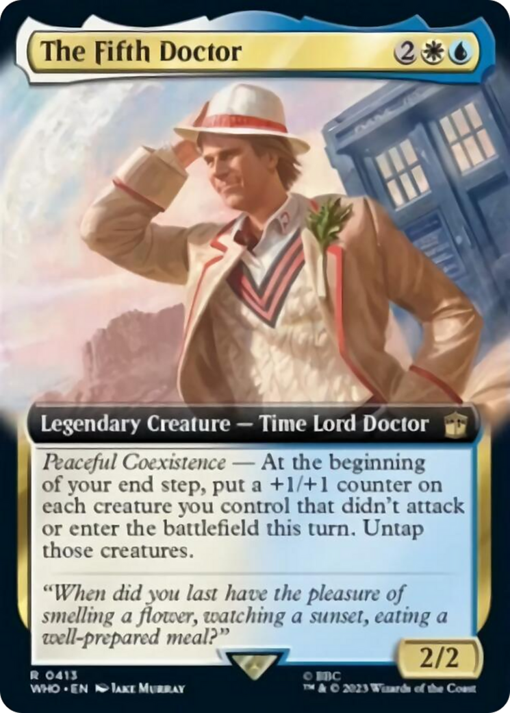 The Fifth Doctor (Extended Art) [Doctor Who] | Exor Games Truro