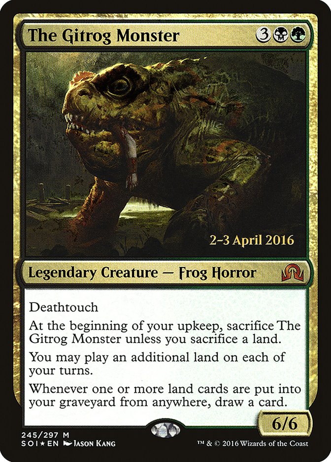 The Gitrog Monster [Shadows over Innistrad Prerelease Promos] | Exor Games Truro