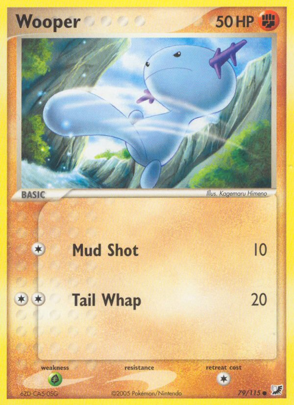 Wooper (79/115) [EX: Unseen Forces] | Exor Games Truro