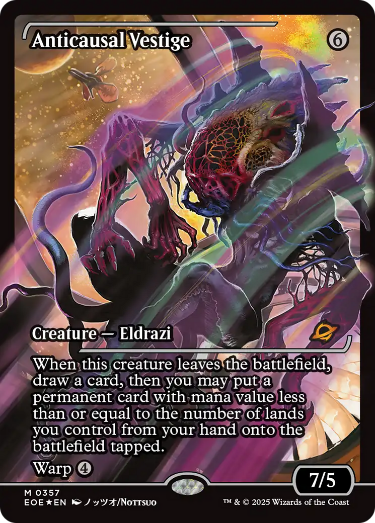 Anticausal Vestige (Showcase) [Edge of Eternities] | Exor Games Truro