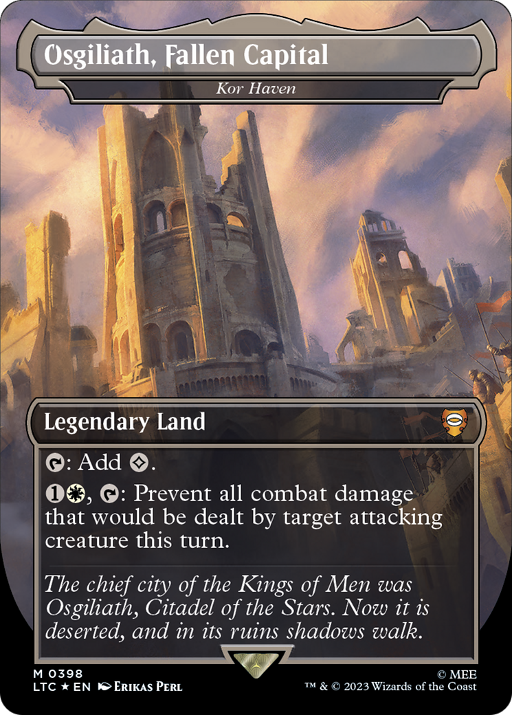Osgiliath, Fallen Capital - Kor Haven (Surge Foil Realms and Relics) [The Lord of the Rings: Tales of Middle-Earth Commander] | Exor Games Truro