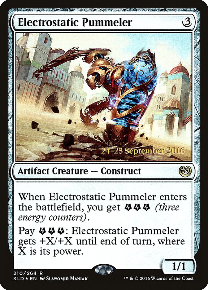 Electrostatic Pummeler [Kaladesh Prerelease Promos] | Exor Games Truro