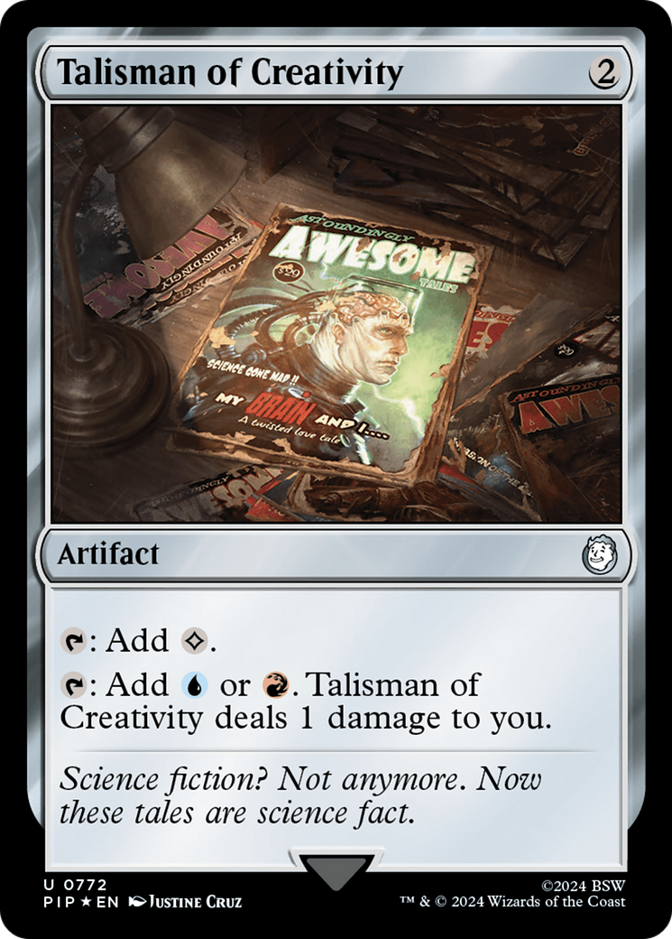 Talisman of Creativity (Surge Foil) [Fallout] | Exor Games Truro