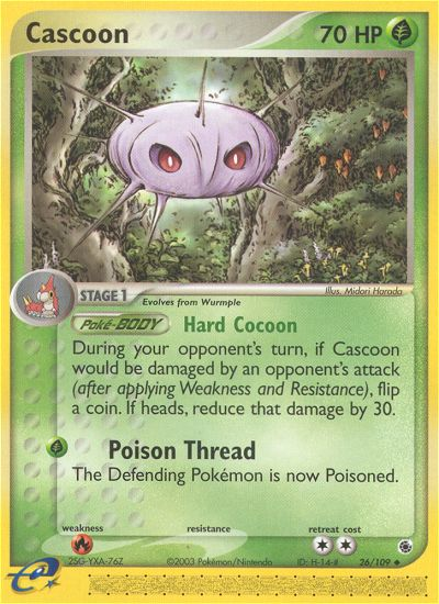 Cascoon (26/109) [EX: Ruby & Sapphire] | Exor Games Truro