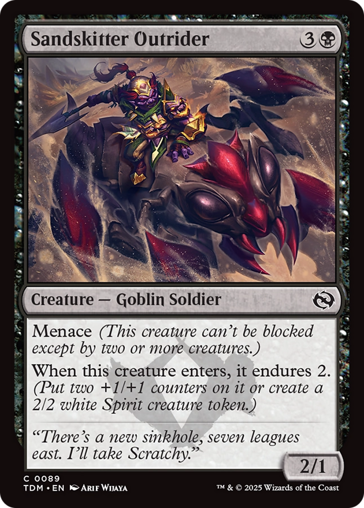 Sandskitter Outrider [Tarkir: Dragonstorm] | Exor Games Truro