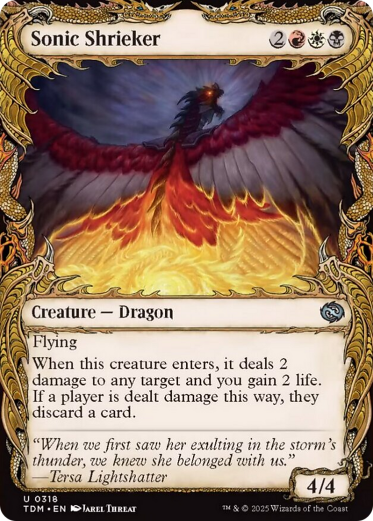 Sonic Shrieker (Showcase) [Tarkir: Dragonstorm] | Exor Games Truro