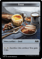 Treasure // Food (0012) Double-Sided Token [Wilds of Eldraine Tokens] | Exor Games Truro
