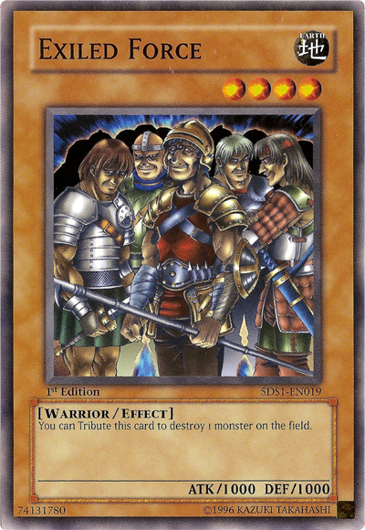 Exiled Force [5DS1-EN019] Common | Exor Games Truro