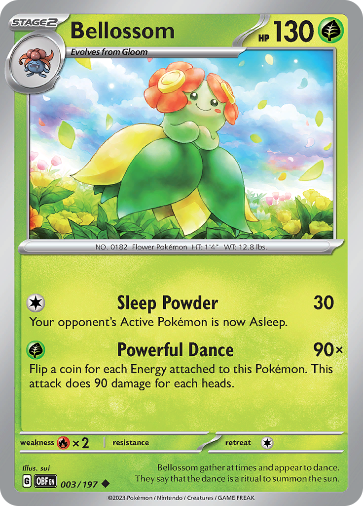 Bellossom (003/197) [Scarlet & Violet: Obsidian Flames] | Exor Games Truro