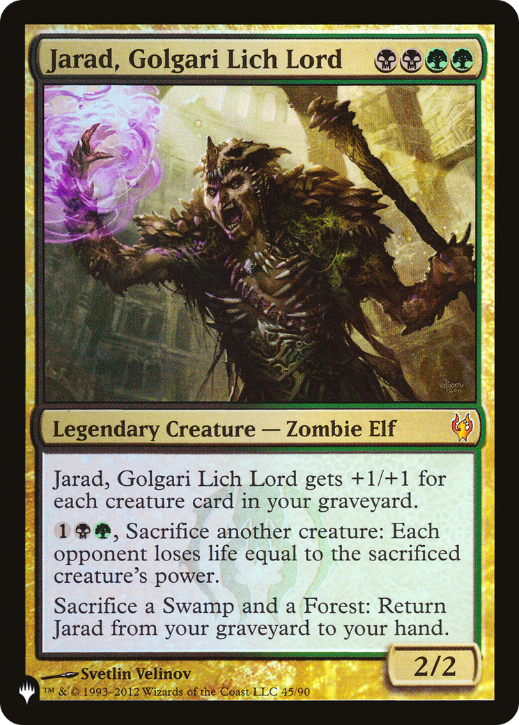 Jarad, Golgari Lich Lord [The List] | Exor Games Truro