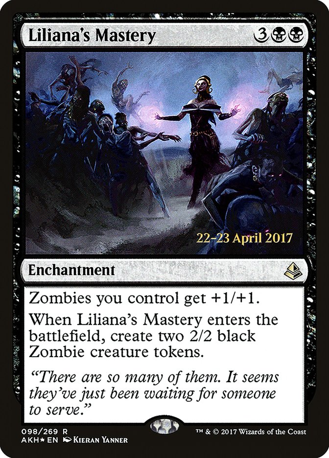 Liliana's Mastery [Amonkhet Prerelease Promos] | Exor Games Truro