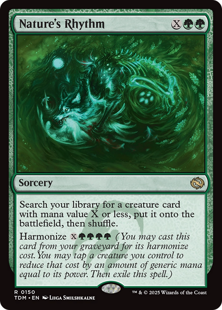 Nature's Rhythm [Tarkir: Dragonstorm] | Exor Games Truro