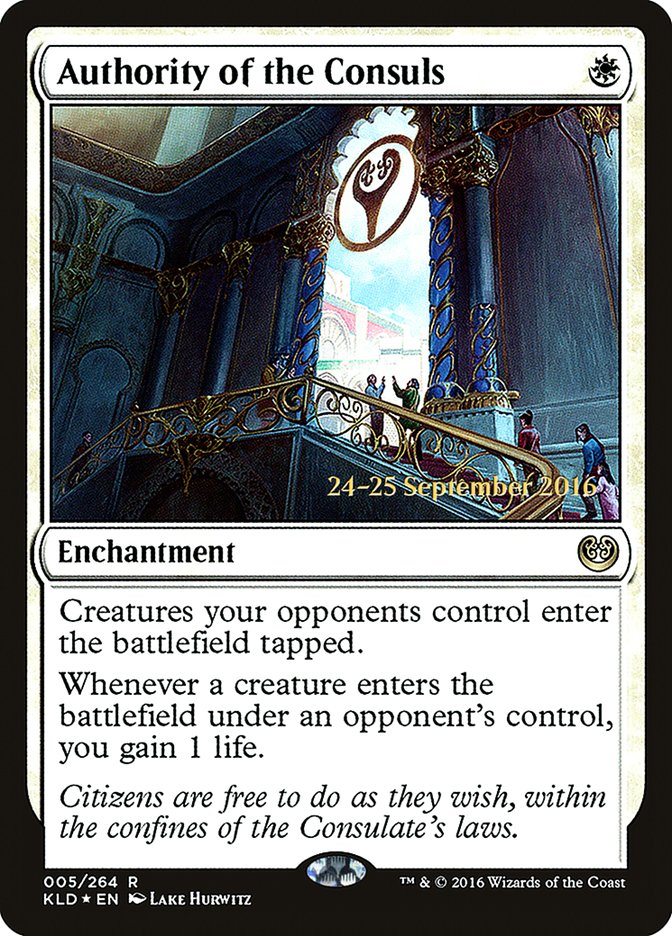 Authority of the Consuls [Kaladesh Prerelease Promos] | Exor Games Truro