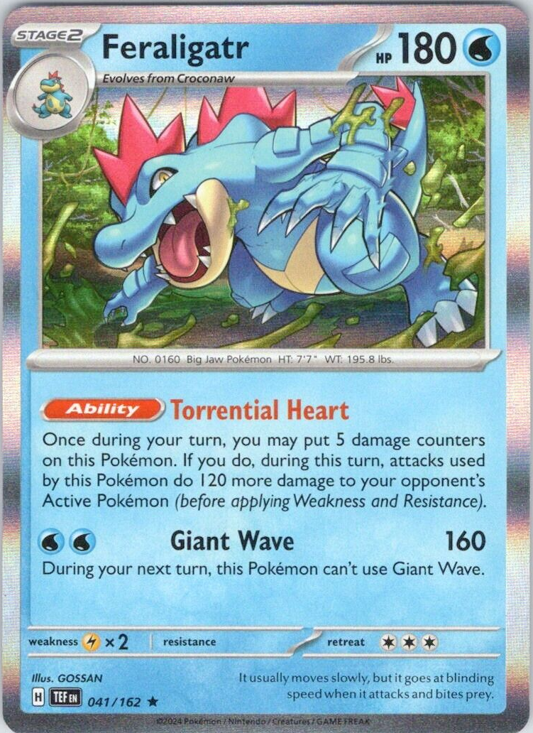 Feraligatr (041/162) [Scarlet & Violet: Temporal Forces] | Exor Games Truro