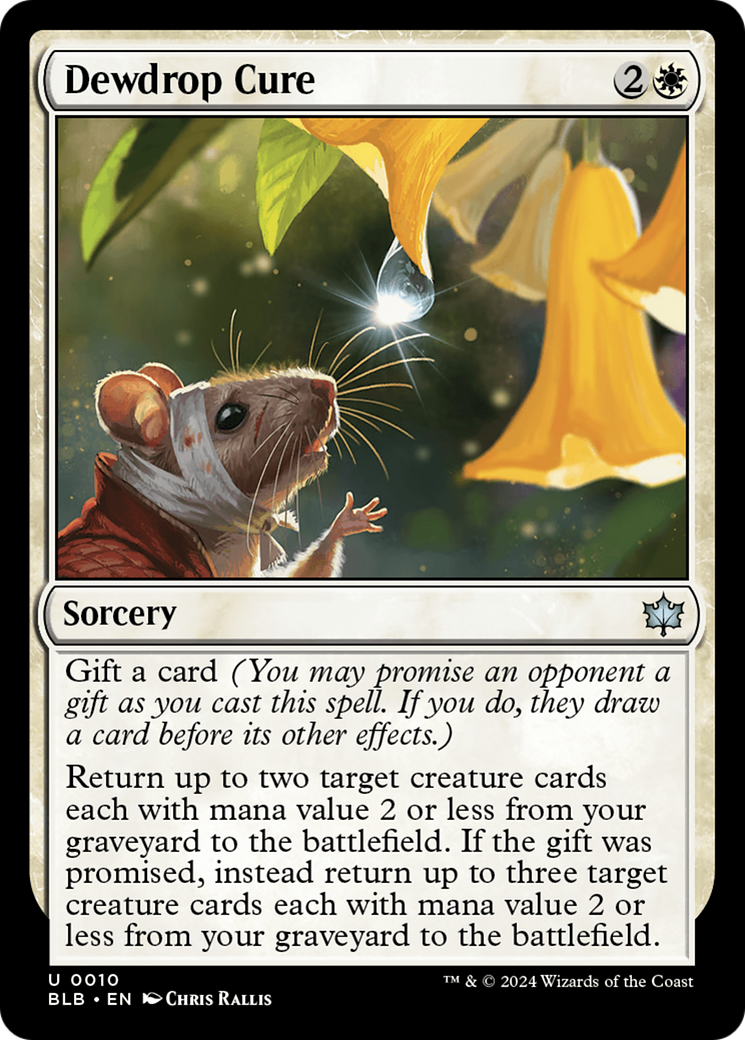 Dewdrop Cure [Bloomburrow] | Exor Games Truro