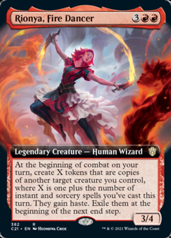 Rionya, Fire Dancer (Extended Art) [Commander 2021] | Exor Games Truro